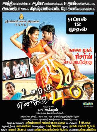 Unakku 20 Enakku 40 Chennai Theatre list Poster | Picture 430220